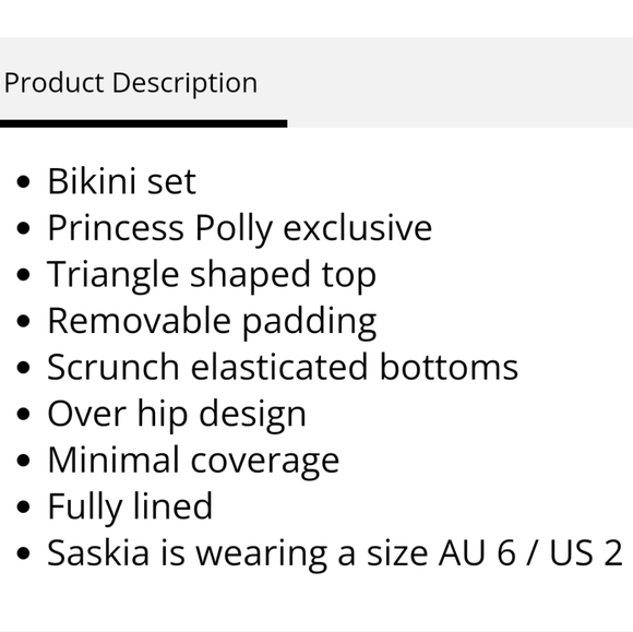 Princess Polly Evita Bikini Set Sage Green - Picture 3 of 4